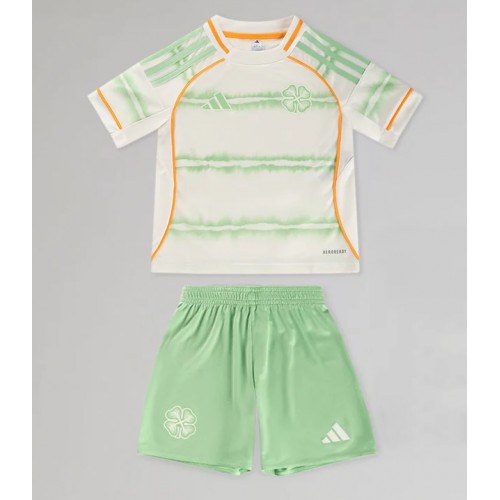 Stroje piłkarskie Celtic Koszulka Trzeciej dla dzieci 2025-26 Krótki Rękaw (+ szorty)